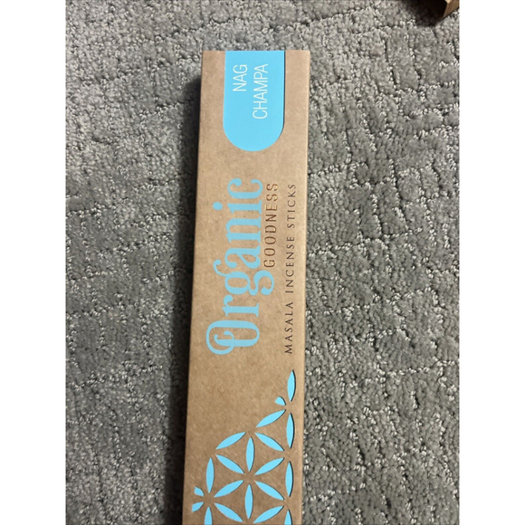 Single Box Brand New Incense Nagchampa Scent Organic Goodness - Picture 2 of 5